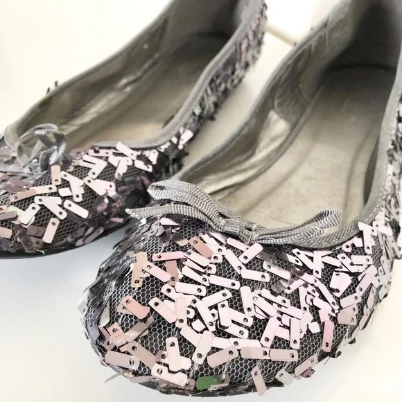 Wanted Confetti Style Shimmering Flats - Picture 2 of 10
